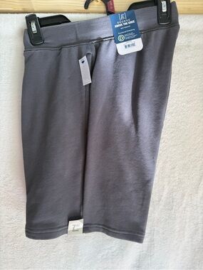 George Dark Gray Above-The-Knee Stretch Knit Shorts
